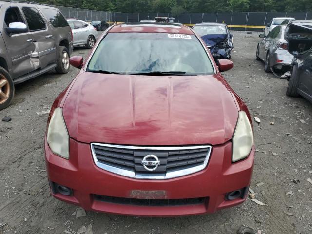 1N4BA41E77C829301 - 2007 NISSAN MAXIMA SE RED photo 5