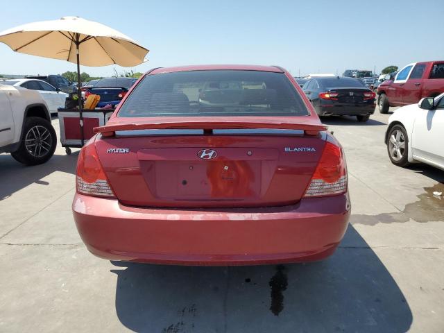 KMHDN46D36U209380 - 2006 HYUNDAI ELANTRA GLS RED photo 6