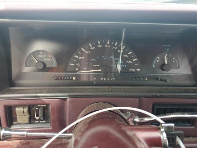 1G3AG55NXP6372793 - 1993 OLDSMOBILE CUTLASS CI S WHITE photo 9