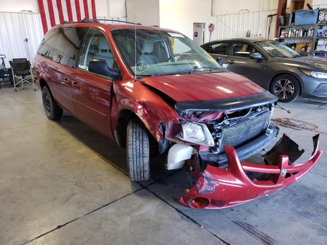 2D4GP44L66R616521 - 2006 DODGE GRAND CARA SXT RED photo 1