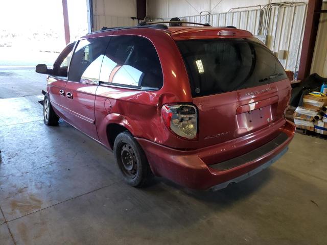 2D4GP44L66R616521 - 2006 DODGE GRAND CARA SXT RED photo 3