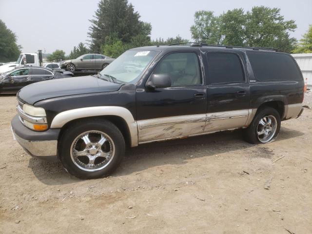 1GNEC16Z12J128468 - 2002 CHEVROLET SUBURBAN C1500 BLACK photo 1