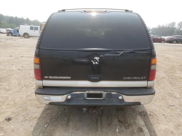 1GNEC16Z12J128468 - 2002 CHEVROLET SUBURBAN C1500 BLACK photo 6