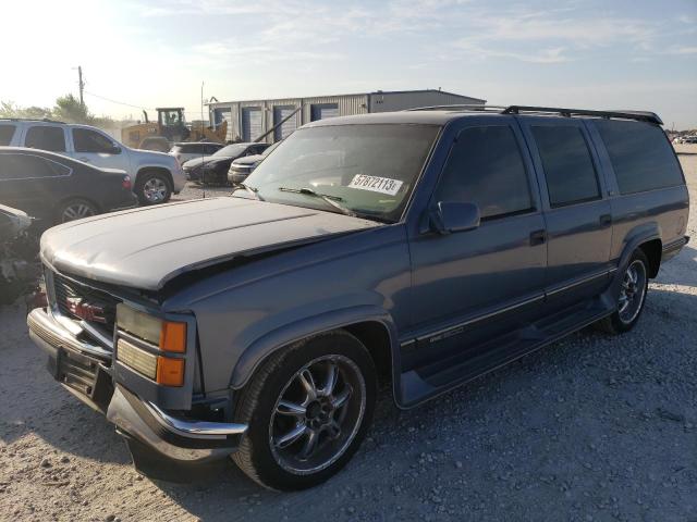 1GDEC16R7VJ709353 - 1997 GMC SUBURBAN C1500 BLUE photo 1