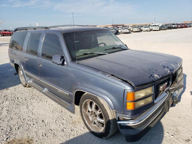 1GDEC16R7VJ709353 - 1997 GMC SUBURBAN C1500 BLUE photo 4