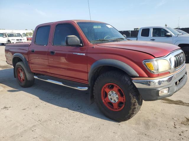 5TEGM92N23Z227601 - 2003 TOYOTA TACOMA DOUBLE CAB PRERUNNER RED photo 4