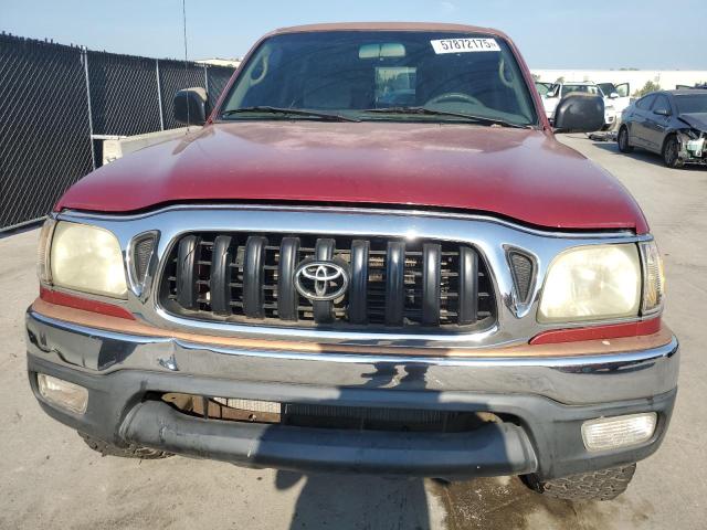 5TEGM92N23Z227601 - 2003 TOYOTA TACOMA DOUBLE CAB PRERUNNER RED photo 5
