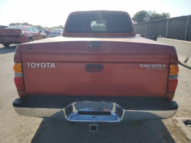 5TEGM92N23Z227601 - 2003 TOYOTA TACOMA DOUBLE CAB PRERUNNER RED photo 6