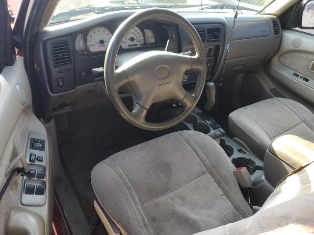 5TEGM92N23Z227601 - 2003 TOYOTA TACOMA DOUBLE CAB PRERUNNER RED photo 8
