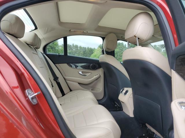55SWF4KB7GU171269 - 2016 MERCEDES-BENZ C 300 4MATIC RED photo 10