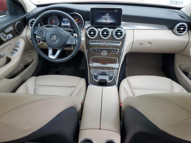 55SWF4KB7GU171269 - 2016 MERCEDES-BENZ C 300 4MATIC RED photo 8