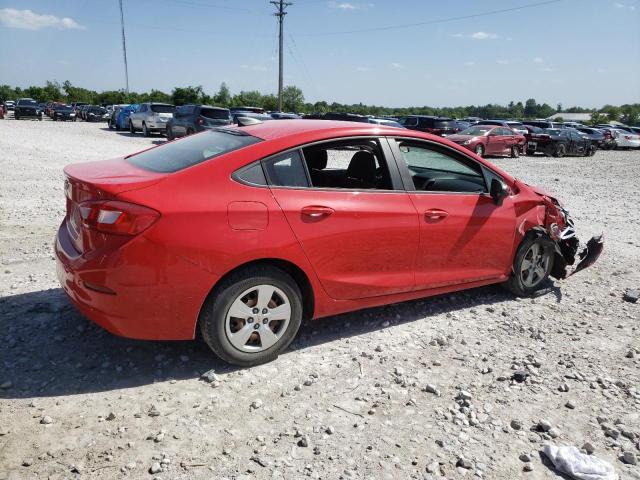 1G1BC5SM5H7251086 - 2017 CHEVROLET CRUZE LS RED photo 3