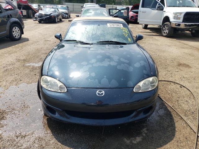 JM1NB353450411106 - 2005 MAZDA MX-5 MIATA BASE GREEN photo 5