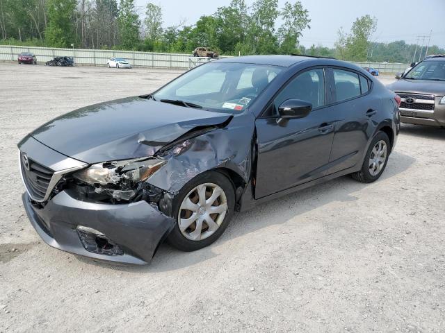 JM1BM1T75E1157410 - 2014 MAZDA 3 SV GRAY photo 1