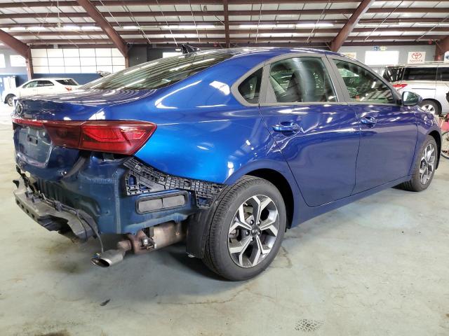 3KPF24AD3KE108863 - 2019 KIA FORTE FE BLUE photo 3