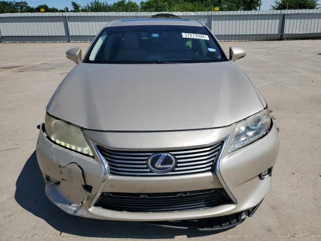 JTHBW1GG6E2068927 - 2014 LEXUS ES 300H GOLD photo 5