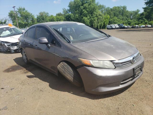 2HGFB2F53CH545825 - 2012 HONDA CIVIC LX GRAY photo 4