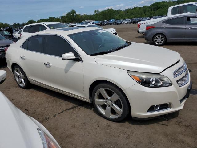 1G11J5SXXDF222386 - 2013 CHEVROLET MALIBU LTZ WHITE photo 4
