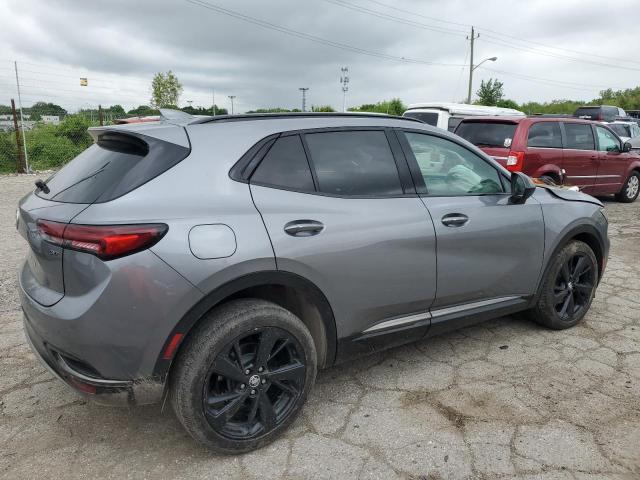 LRBFZNR49ND109736 - 2022 BUICK ENVISION ESSENCE رمادي صورة 3