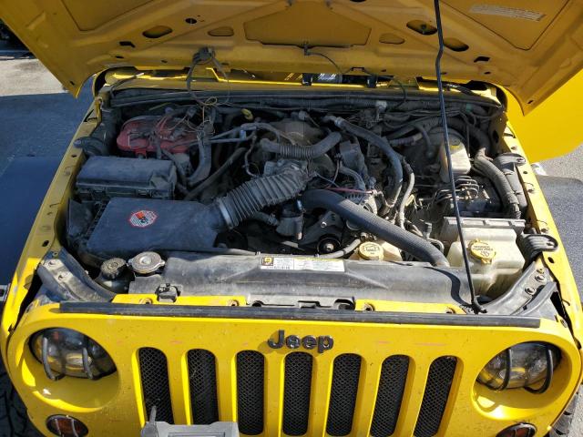 1J8GA391X8L583737 - 2008 JEEP WRANGLER U X YELLOW photo 11