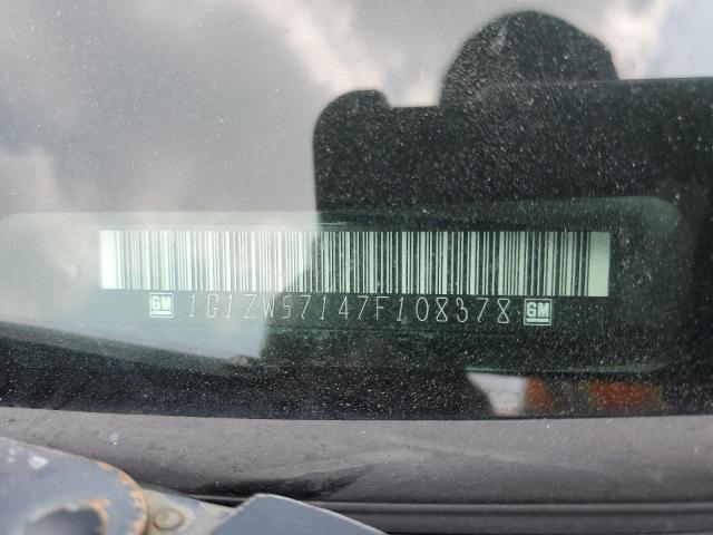 1G1ZW57147F108378 - 2007 CHEVROLET MALIBU SS Qara foto 12