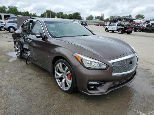 JN1BY1AR1GM270218 - 2016 INFINITI Q70 3.7 TAN photo 4