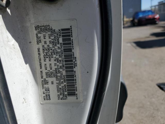 5TBBT4417YS037428 - 2000 TOYOTA TUNDRA ACCESS CAB 白色 照片 12