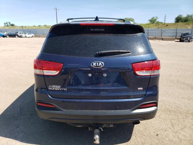 5XYPGDA35HG337165 - 2017 KIA SORENTO LX BLUE photo 6