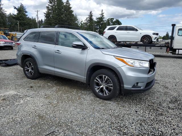 5TDJKRFH0GS309264 - 2016 TOYOTA HIGHLANDER XLE ვერცხლისფერი ფოტო 4