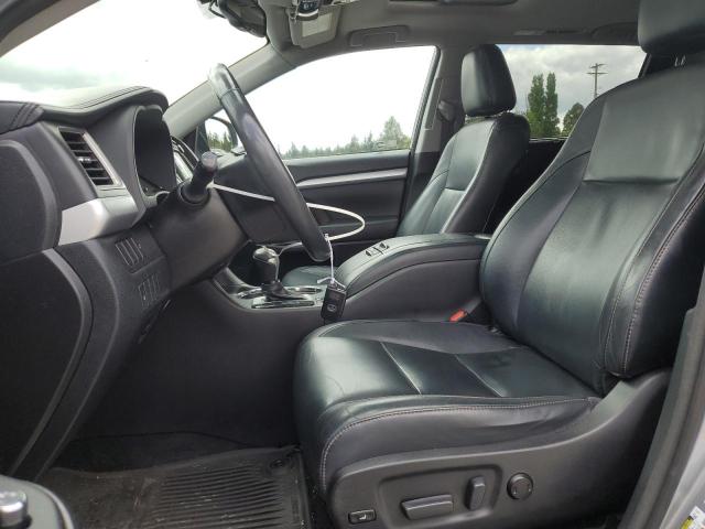 5TDJKRFH0GS309264 - 2016 TOYOTA HIGHLANDER XLE ვერცხლისფერი ფოტო 7