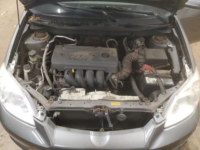 2T1KR32E48C694847 - 2008 TOYOTA COROLLA MA XR GRAY photo 11