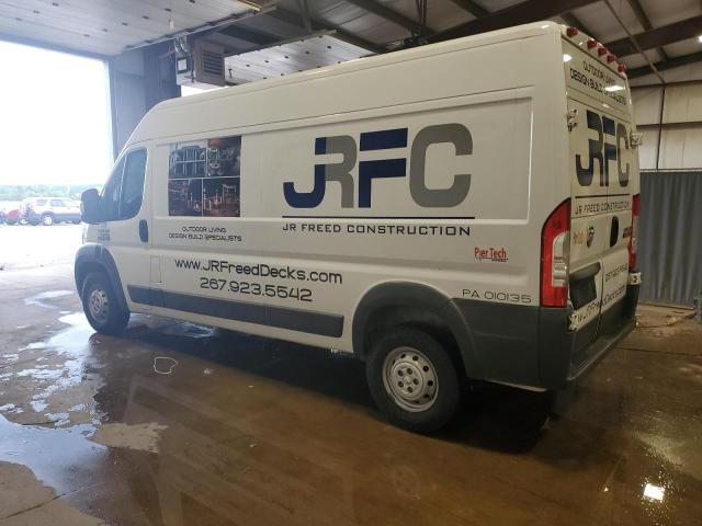 3C6TRVDG7HE518284 - 2017 RAM PROMASTER 2500 HIGH WHITE photo 2