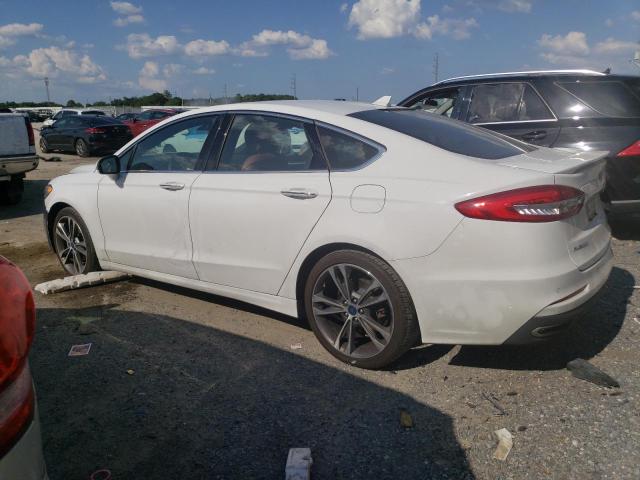 3FA6P0K96LR203695 - 2020 FORD FUSION TITANIUM WHITE photo 2