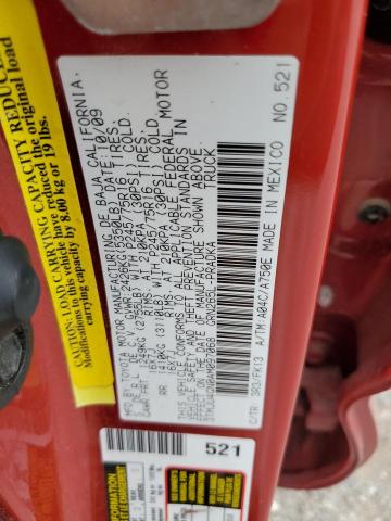 3TMJU4GN0AM097068 - 2010 TOYOTA TACOMA DOUBLE CAB PRERUNNER RED photo 12