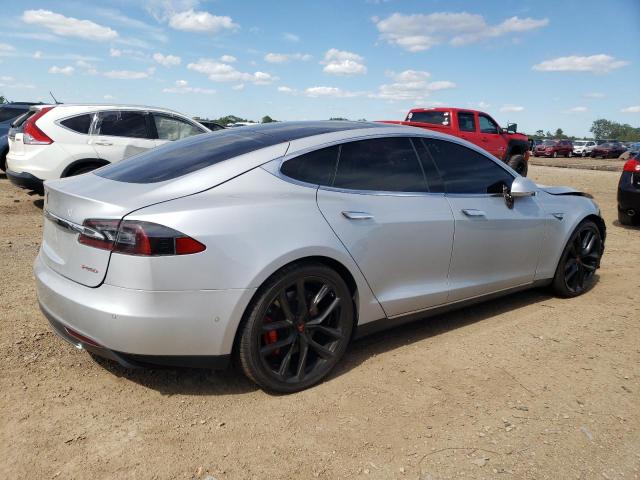5YJSA1E41FF118186 - 2015 TESLA MODEL S 银色 照片 3