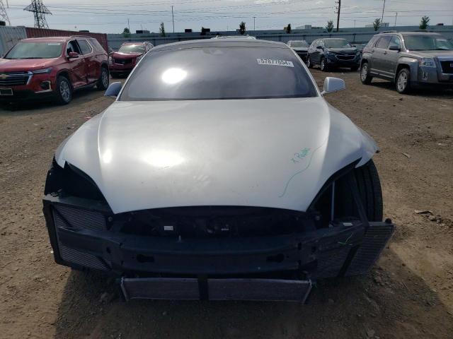 5YJSA1E41FF118186 - 2015 TESLA MODEL S 银色 照片 5