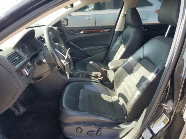 1VWCV7A33FC056129 - 2015 VOLKSWAGEN PASSAT SEL BLACK photo 7