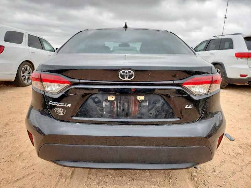5YFEPRAE8LP110790 - 2020 TOYOTA COROLLA LE BLACK photo 6