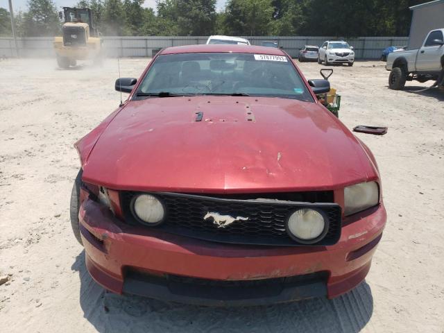 1ZVHT82H085144719 - 2008 FORD MUSTANG GT RED photo 5