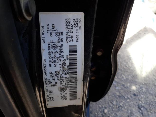 JT3HN86R7T0035393 - 1996 TOYOTA 4RUNNER SR5 BLACK photo 13