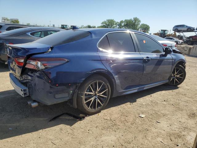4T1G11BK5RU118904 - 2024 TOYOTA CAMRY SE NIGHT SHADE BLUE photo 3