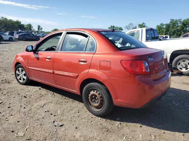 KNADH4A37A6699956 - 2010 KIA RIO LX RED photo 2