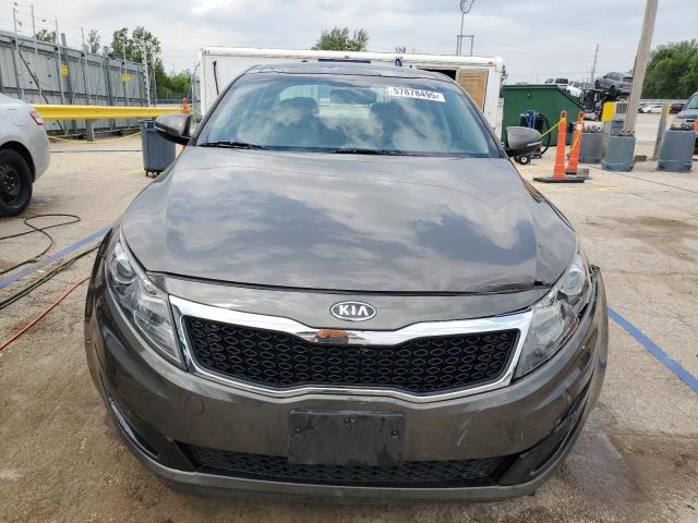 KNAGN4A73B5149508 - 2011 KIA OPTIMA EX GRAY photo 5