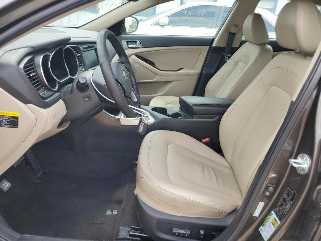 KNAGN4A73B5149508 - 2011 KIA OPTIMA EX GRAY photo 7