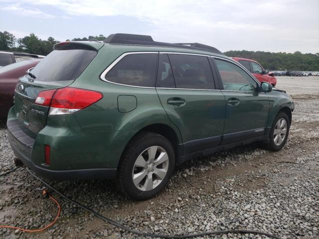 4S4BRCKC9B3371842 - 2011 SUBARU OUTBACK 2.5I LIMITED GREEN photo 3