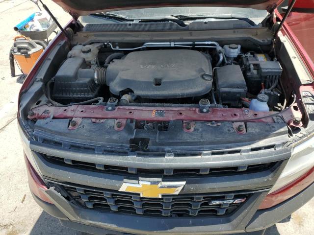 1GCGTEEN2J1316521 - 2018 CHEVROLET COLORADO ZR2 RED photo 11