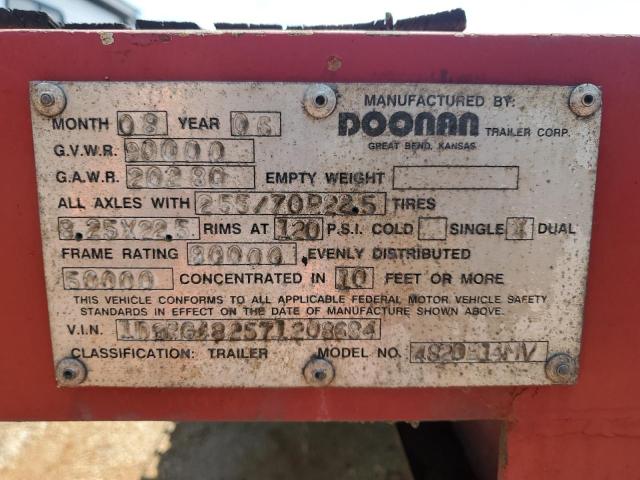 1D9BG482571208684 - 2007 MISC TRAILER Қызыл фото 10