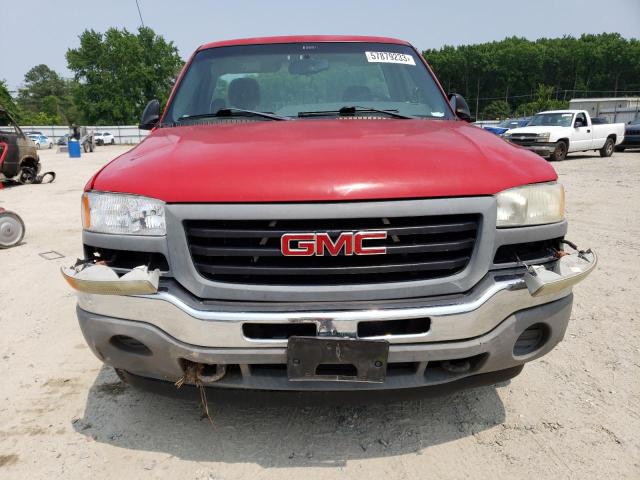 1GTEK14V05Z343700 - 2005 GMC NEW SIERRA K1500 RED photo 5