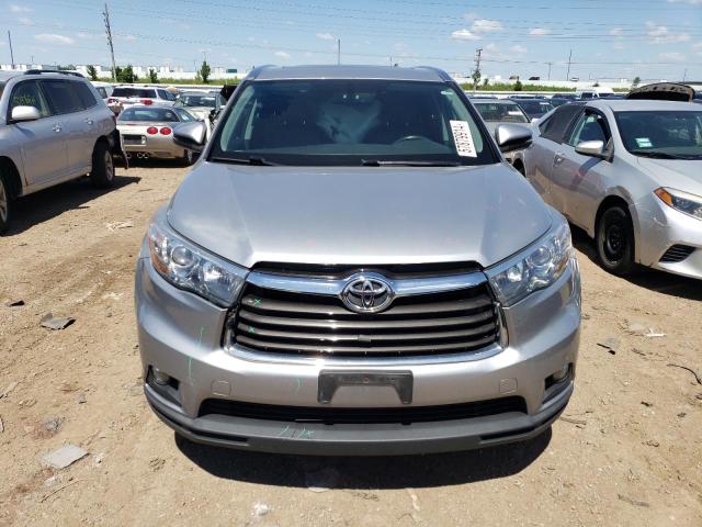 5TDJKRFH4FS167306 - 2015 TOYOTA HIGHLANDER XLE SILVER photo 5