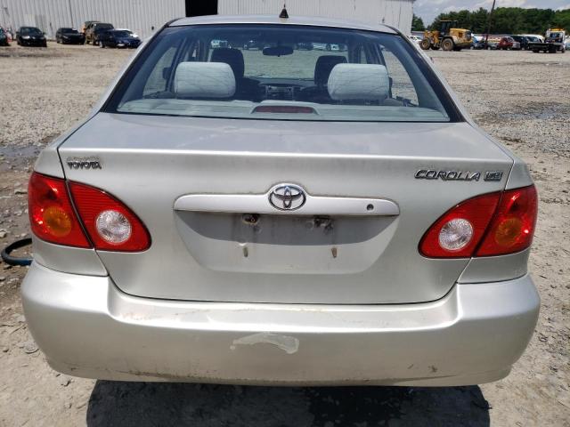 2T1BR38E13C137992 - 2003 TOYOTA COROLLA CE SILVER photo 6